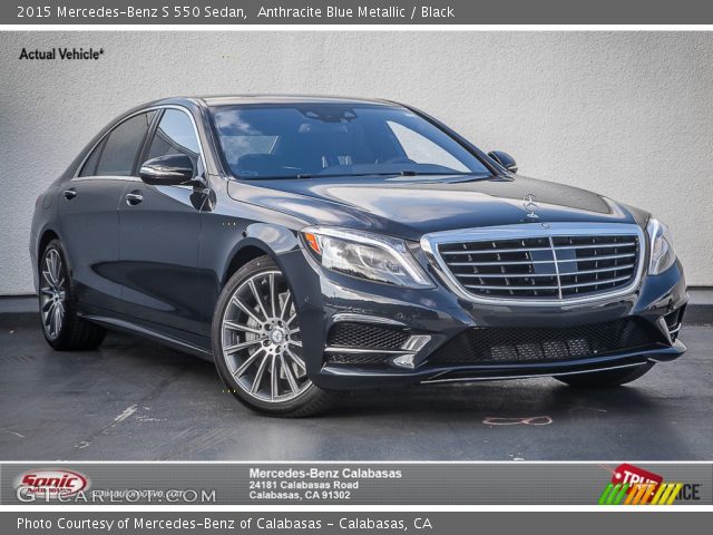 2015 Mercedes-Benz S 550 Sedan in Anthracite Blue Metallic