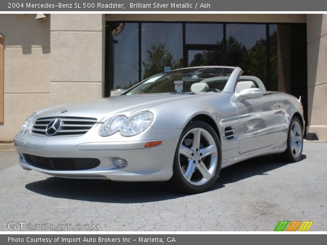 2004 Mercedes-Benz SL 500 Roadster in Brilliant Silver Metallic