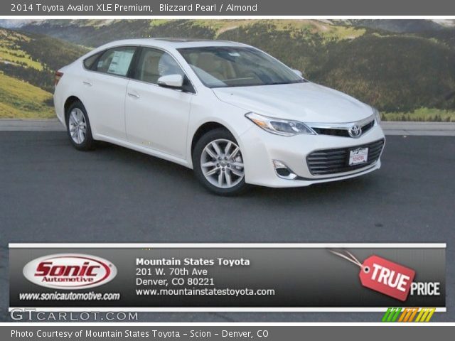 2014 Toyota Avalon XLE Premium in Blizzard Pearl