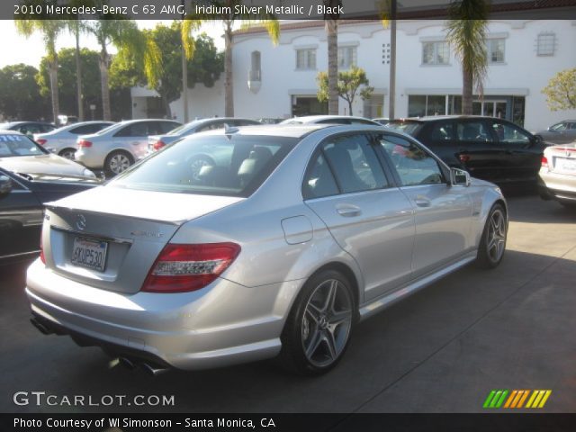 2010 Mercedes-Benz C 63 AMG in Iridium Silver Metallic