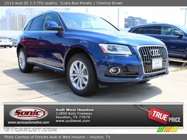 2014 Audi Q5 2.0 TFSI quattro in Scuba Blue Metallic