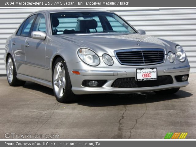 2004 Mercedes-Benz E 55 AMG Sedan in Brilliant Silver Metallic