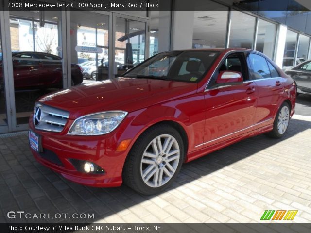 2008 Mercedes-Benz C 300 Sport in Mars Red