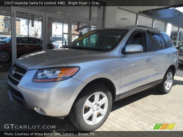 2007 Hyundai Santa Fe Limited 4WD in Bright Silver