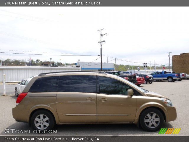 2004 Nissan Quest 3.5 SL in Sahara Gold Metallic