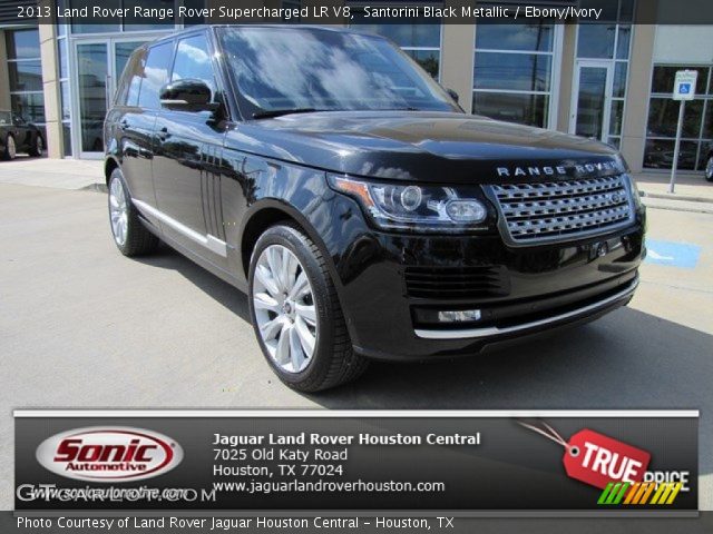 2013 Land Rover Range Rover Supercharged LR V8 in Santorini Black Metallic