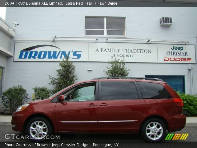 2004 Toyota Sienna XLE Limited in Salsa Red Pearl