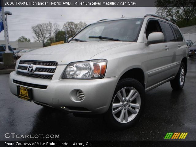 2006 Toyota Highlander Hybrid 4WD in Millenium Silver Metallic