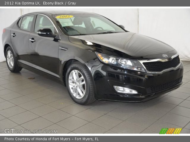 2012 Kia Optima LX in Ebony Black
