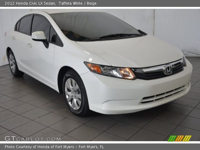 2012 Honda Civic LX Sedan in Taffeta White