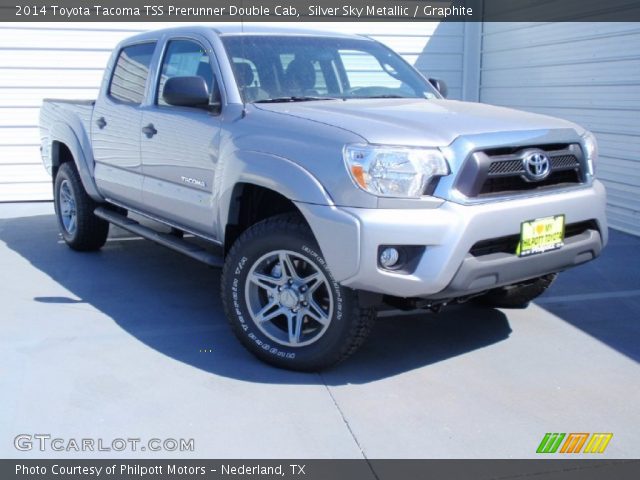 2014 Toyota Tacoma TSS Prerunner Double Cab in Silver Sky Metallic