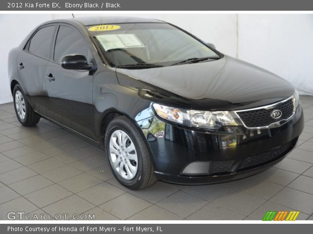 2012 Kia Forte EX in Ebony Black