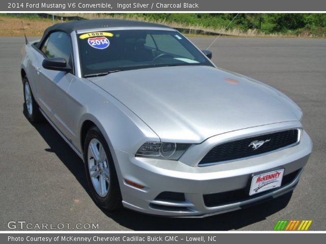 2014 Ford Mustang V6 Convertible in Ingot Silver