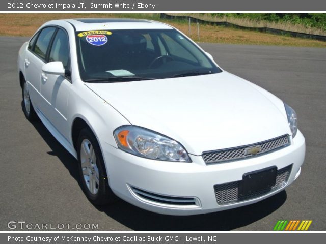 2012 Chevrolet Impala LT in Summit White