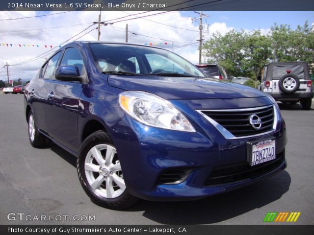 2014 Nissan Versa 1.6 SV Sedan in Blue Onyx