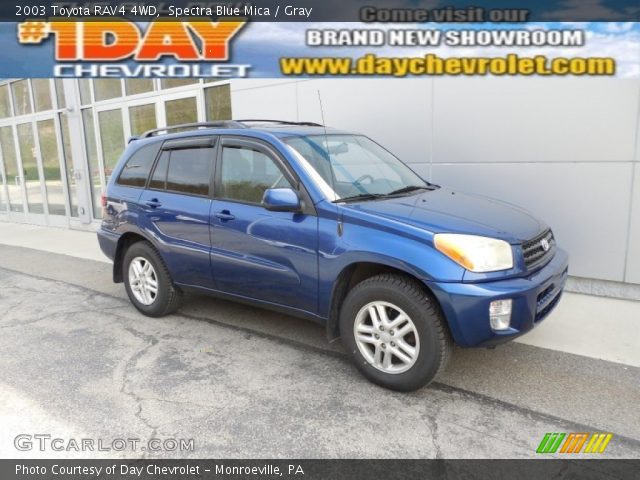 2003 Toyota RAV4 4WD in Spectra Blue Mica