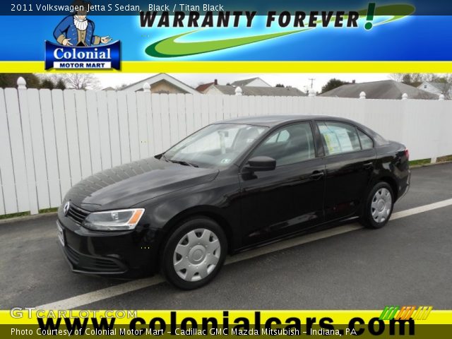 2011 Volkswagen Jetta S Sedan in Black