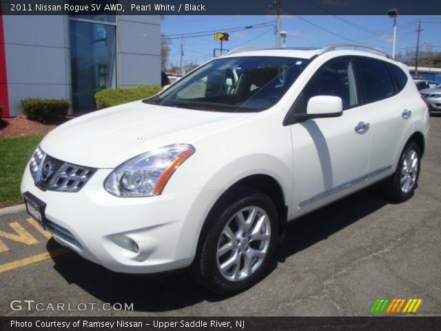 2011 Nissan Rogue SV AWD in Pearl White