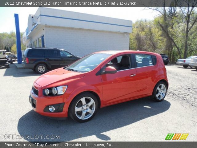 2012 Chevrolet Sonic LTZ Hatch in Inferno Orange Metallic