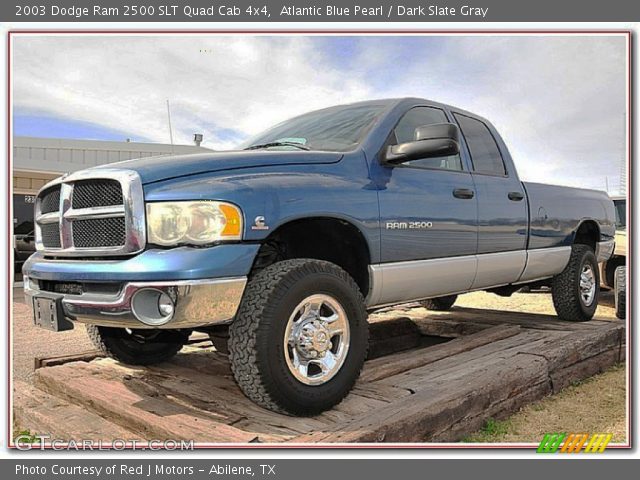 2003 Dodge Ram 2500 SLT Quad Cab 4x4 in Atlantic Blue Pearl