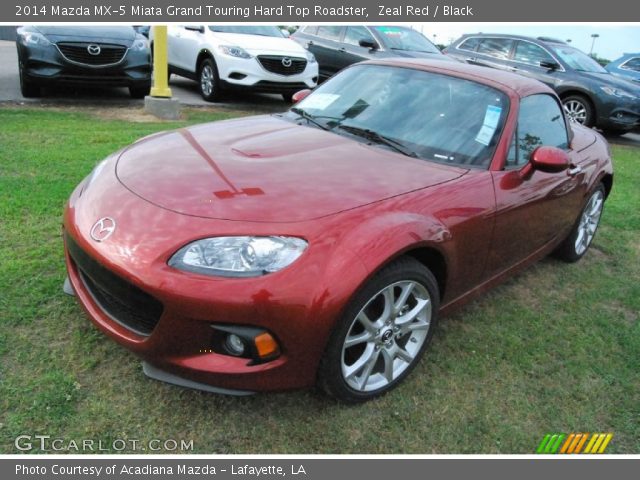 2014 Mazda MX-5 Miata Grand Touring Hard Top Roadster in Zeal Red