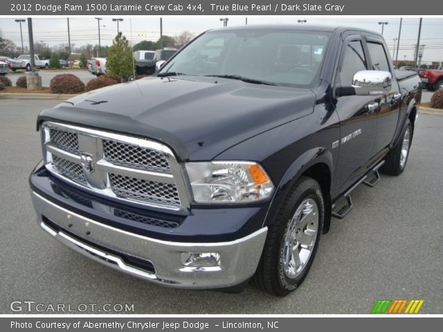 2012 Dodge Ram 1500 Laramie Crew Cab 4x4 in True Blue Pearl