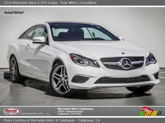 2014 Mercedes-Benz E 350 Coupe in Polar White