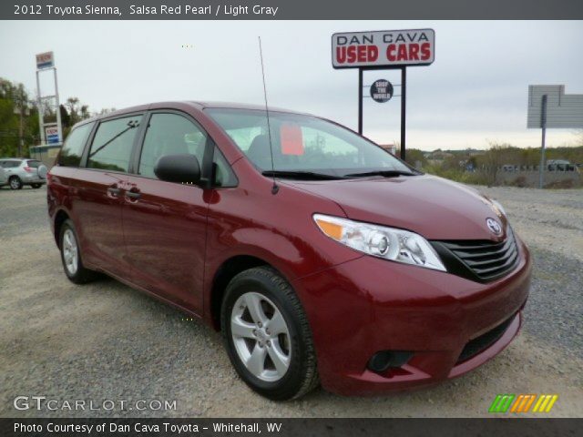 2012 Toyota Sienna  in Salsa Red Pearl