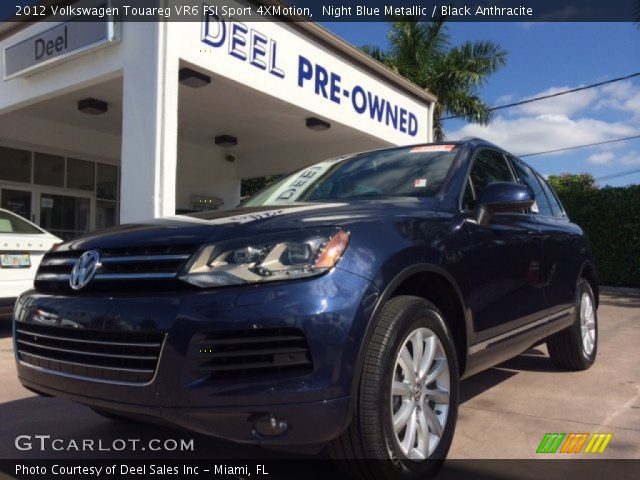 2012 Volkswagen Touareg VR6 FSI Sport 4XMotion in Night Blue Metallic