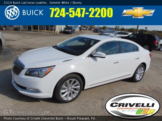 2014 Buick LaCrosse Leather in Summit White