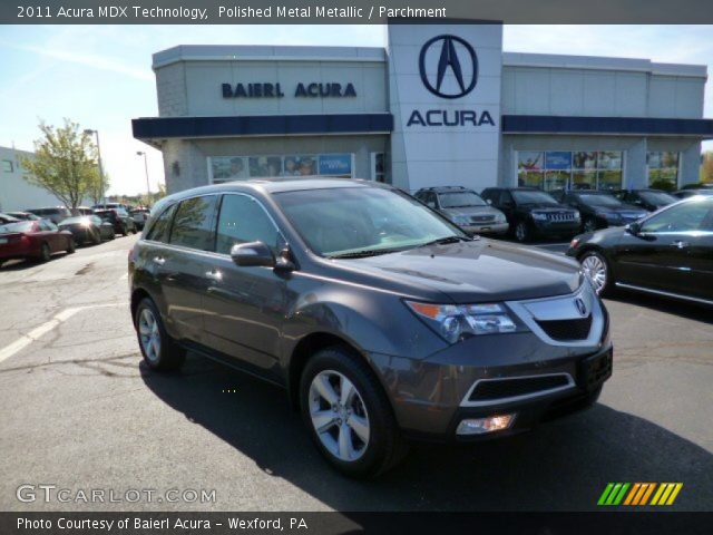 2011 Acura MDX Technology in Polished Metal Metallic