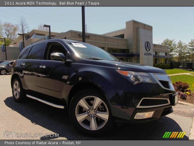 2011 Acura MDX Technology in Bali Blue Pearl