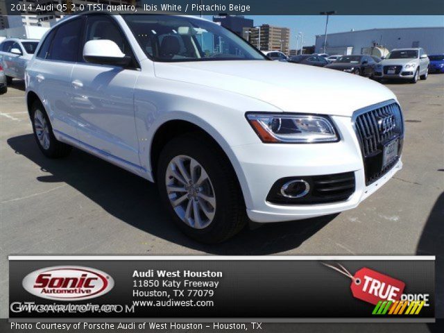 2014 Audi Q5 2.0 TFSI quattro in Ibis White