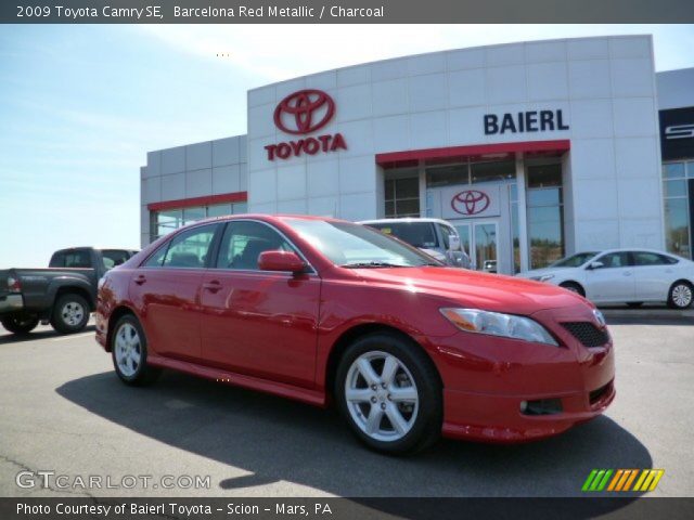 2009 Toyota Camry SE in Barcelona Red Metallic