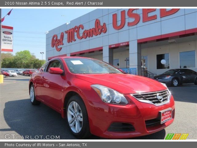2010 Nissan Altima 2.5 S Coupe in Red Alert