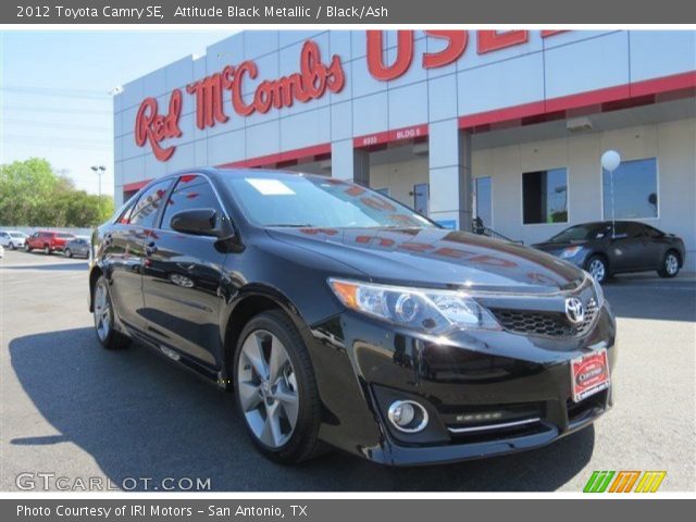 2012 Toyota Camry SE in Attitude Black Metallic