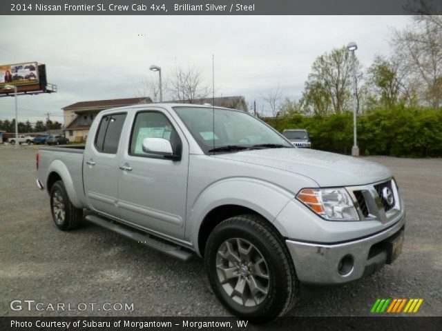2014 Nissan Frontier SL Crew Cab 4x4 in Brilliant Silver