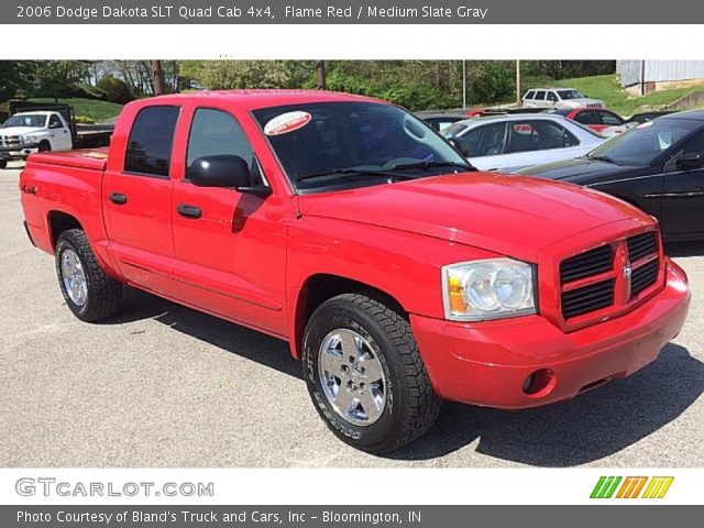 2006 Dodge Dakota SLT Quad Cab 4x4 in Flame Red