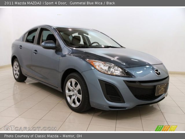 2011 Mazda MAZDA3 i Sport 4 Door in Gunmetal Blue Mica