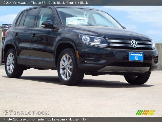 2014 Volkswagen Tiguan SE in Deep Black Metallic