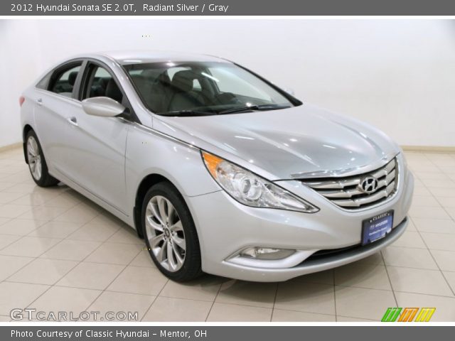 2012 Hyundai Sonata SE 2.0T in Radiant Silver