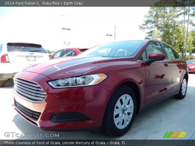 2014 Ford Fusion S in Ruby Red