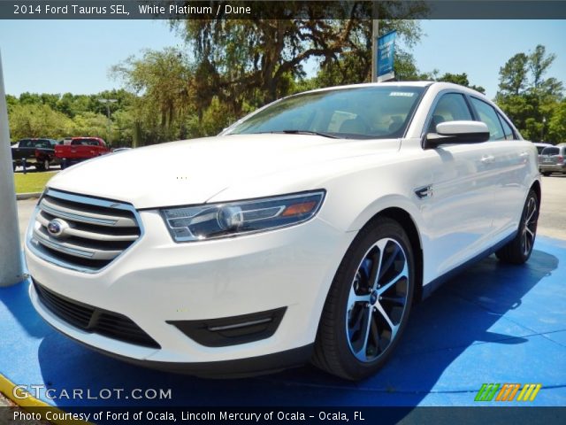 2014 Ford Taurus SEL in White Platinum