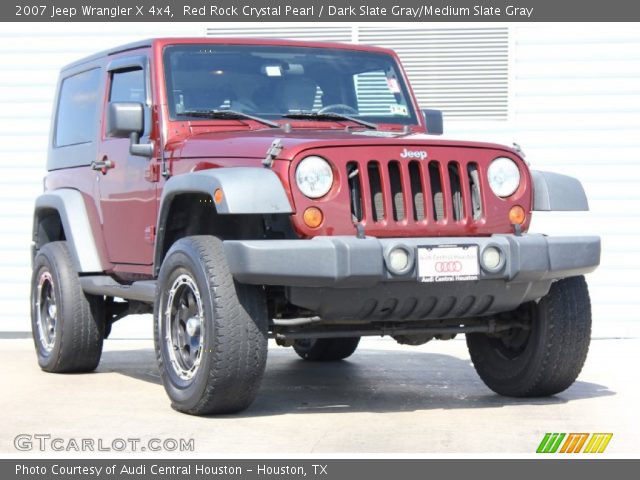 2007 Jeep Wrangler X 4x4 in Red Rock Crystal Pearl