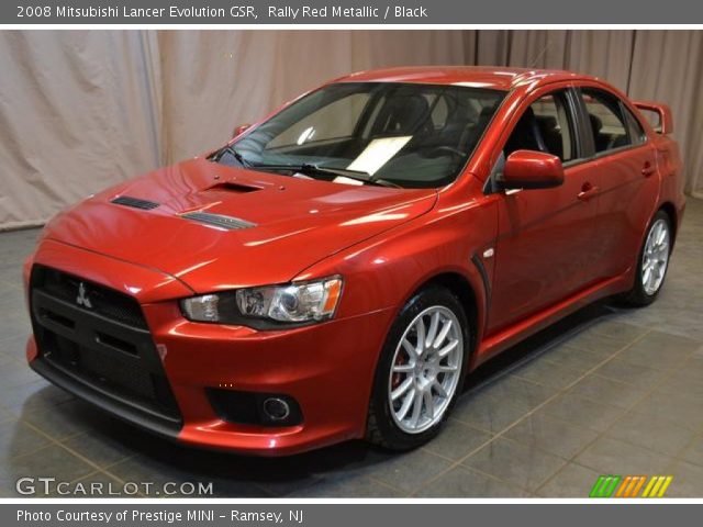 2008 Mitsubishi Lancer Evolution GSR in Rally Red Metallic