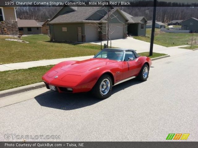 1975 Chevrolet Corvette Stingray Convertible in Mille Miglia Red
