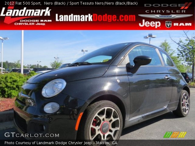 2012 Fiat 500 Sport in Nero (Black)