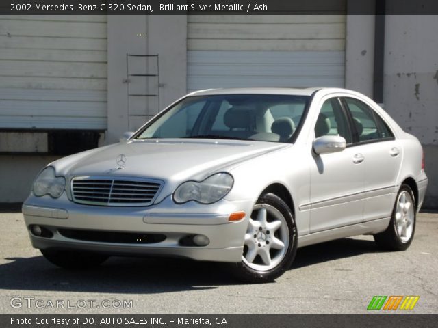 2002 Mercedes-Benz C 320 Sedan in Brilliant Silver Metallic