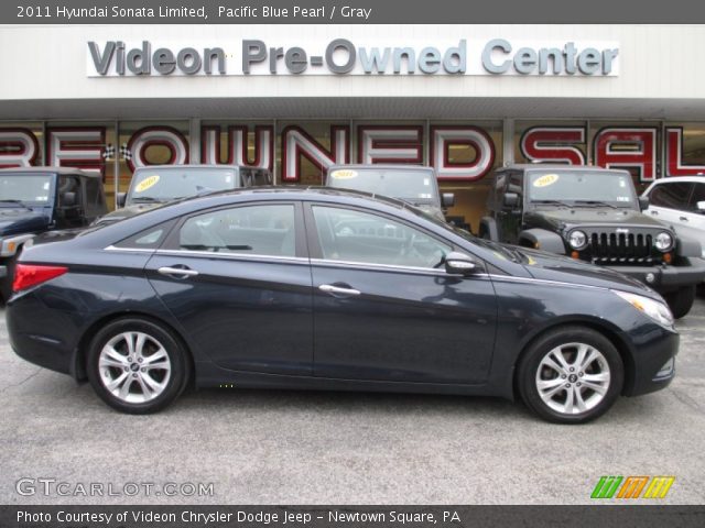 2011 Hyundai Sonata Limited in Pacific Blue Pearl