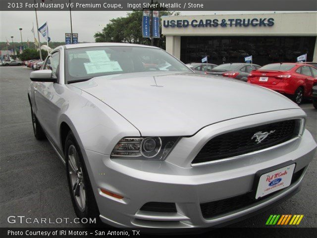 2013 Ford Mustang V6 Premium Coupe in Ingot Silver Metallic